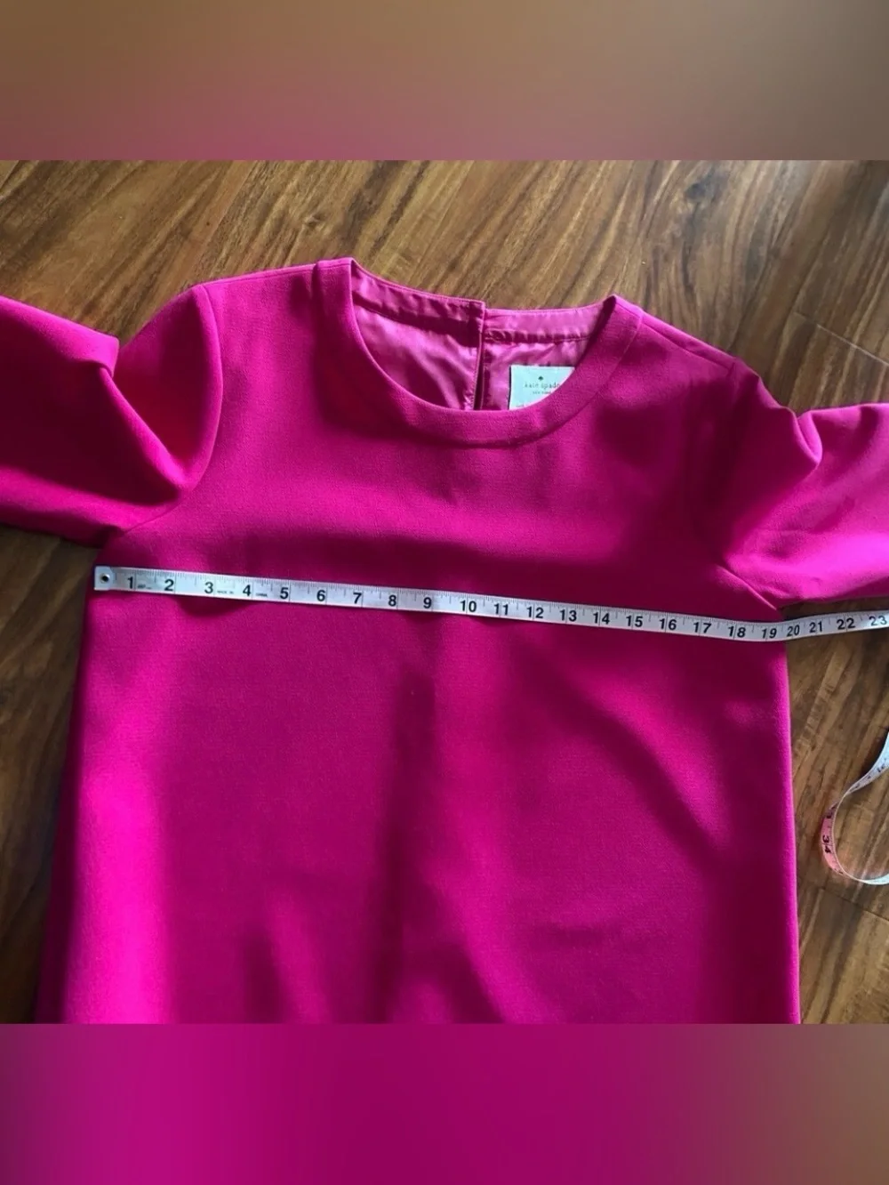 Kate Spade Women's Pink Scallop Shift Dress Size 8 Classic Preppy Corporatecore